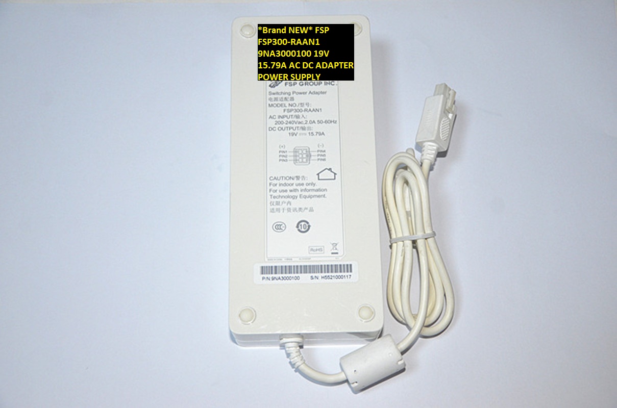 *Brand NEW* FSP FSP300-RAAN1 9NA3000100 19V 15.79A AC DC ADAPTER POWER SUPPLY - Click Image to Close